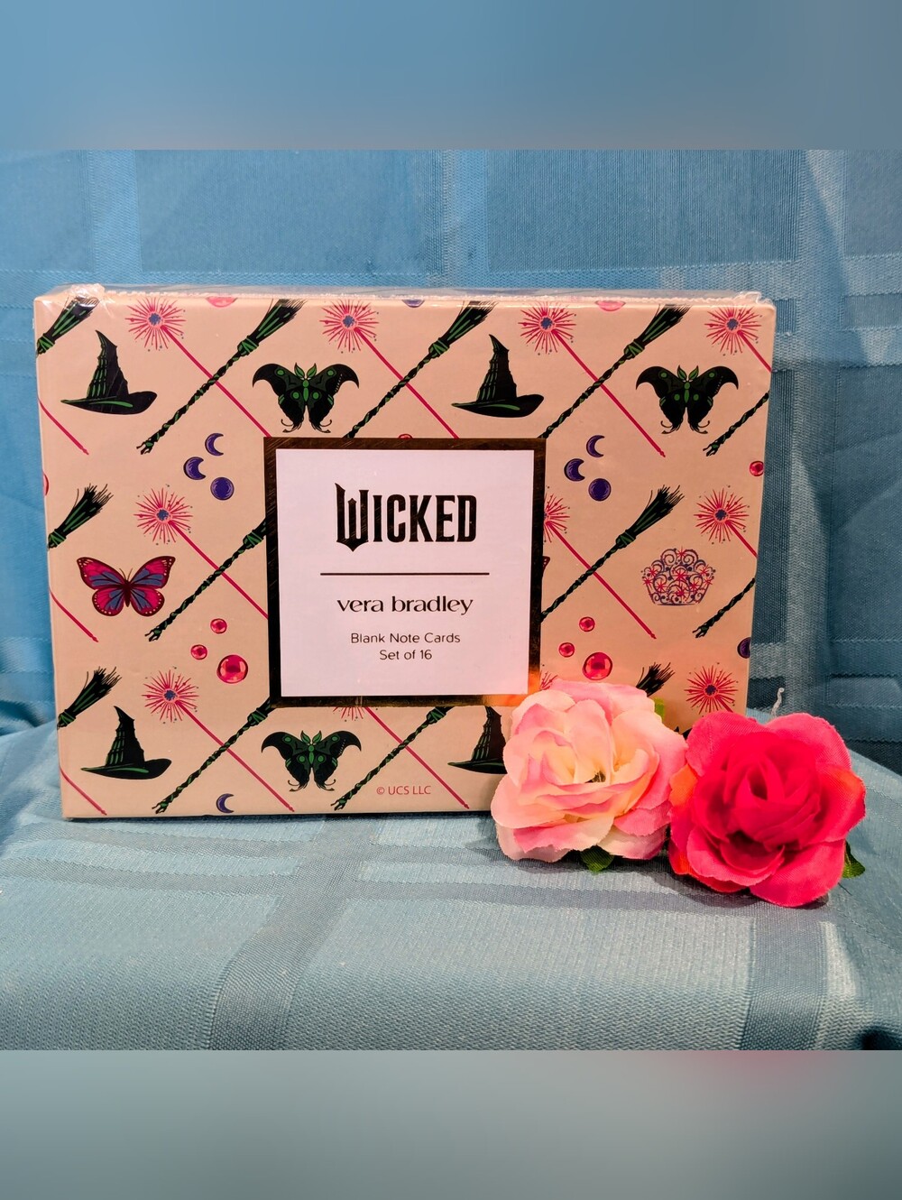 🆕 VERA BRADLEY 'Wicked' Blank Note Cards Boxed Set